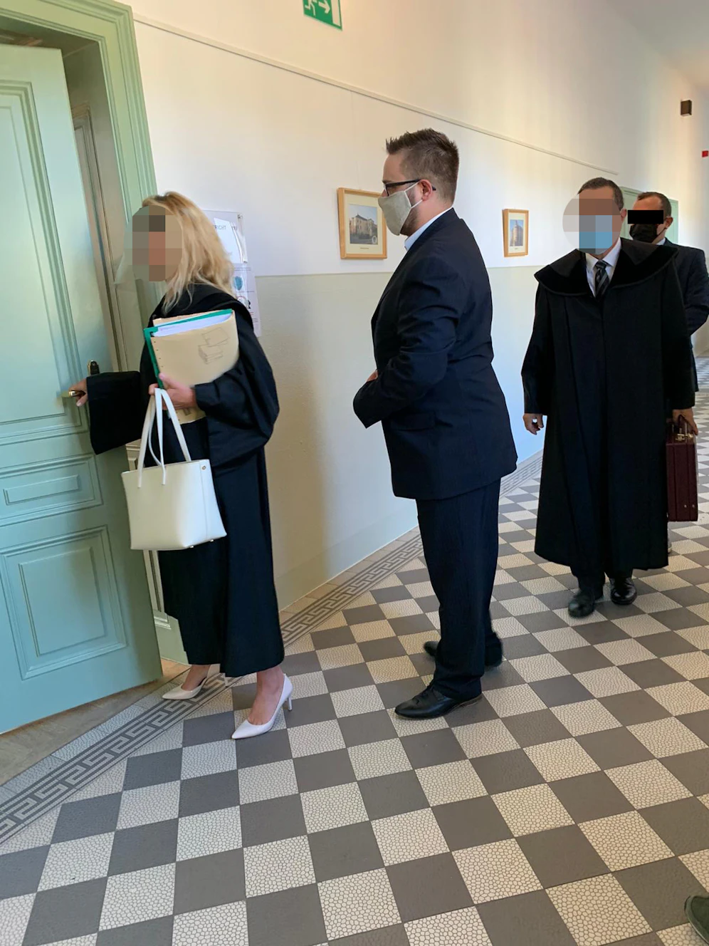 Manuel L. (2. von vorne) und der Filmer (ganz hinten)
