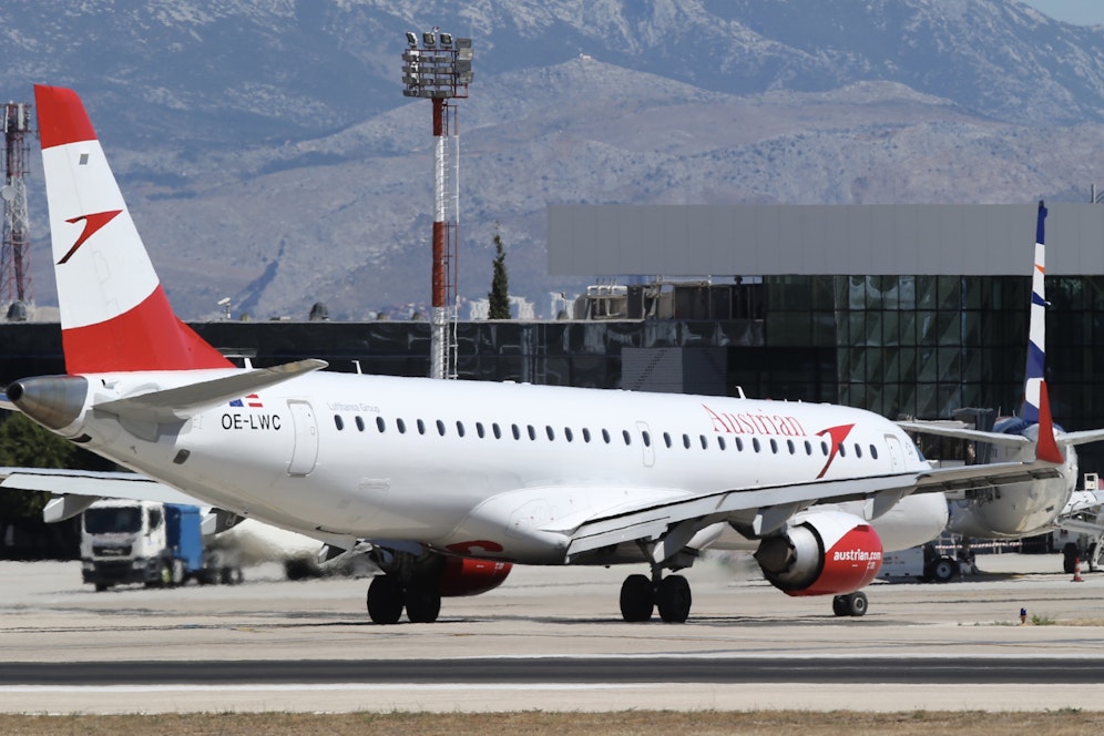 Ein Flugzeug der Austrian Airlines.