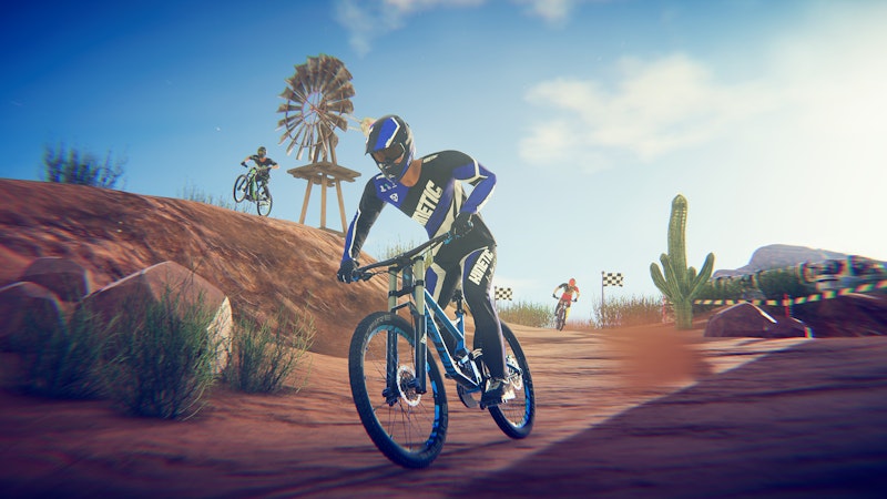 Auch die PS4-Spieler dürfen sich nun mit "Descenders" auf Downhill-Pisten mit dem Rad bei den Bestzeiten und Tricks messen.