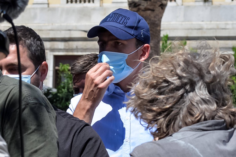 Harry Maguire beschuldigt die Polizisten. 