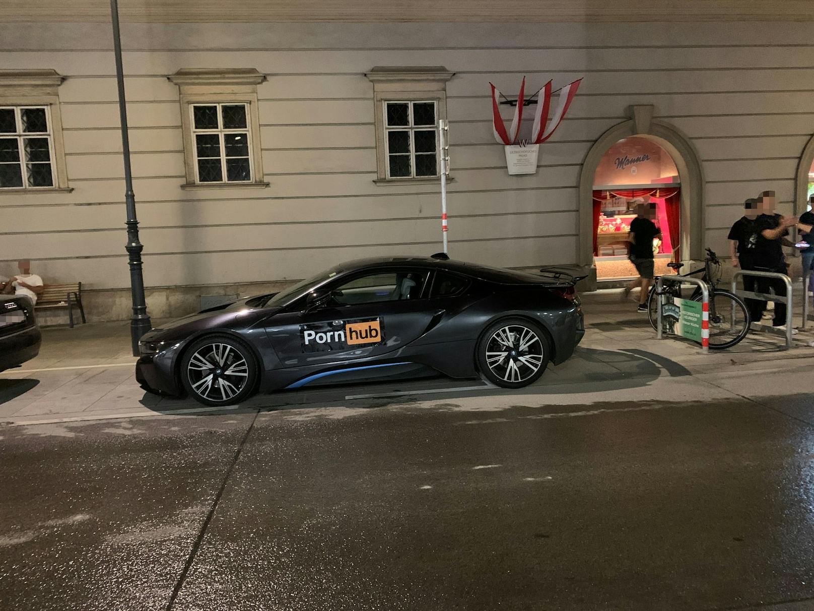 Ein Leser entdeckte das Auto in der Wiener Innenstadt.