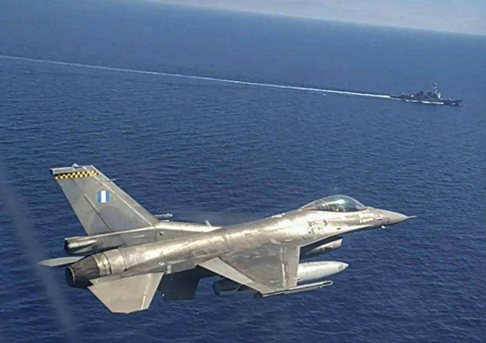 F-16 Kampfjet der griechischen Luftwaffe (Archivfoto vom 24.08.2020)