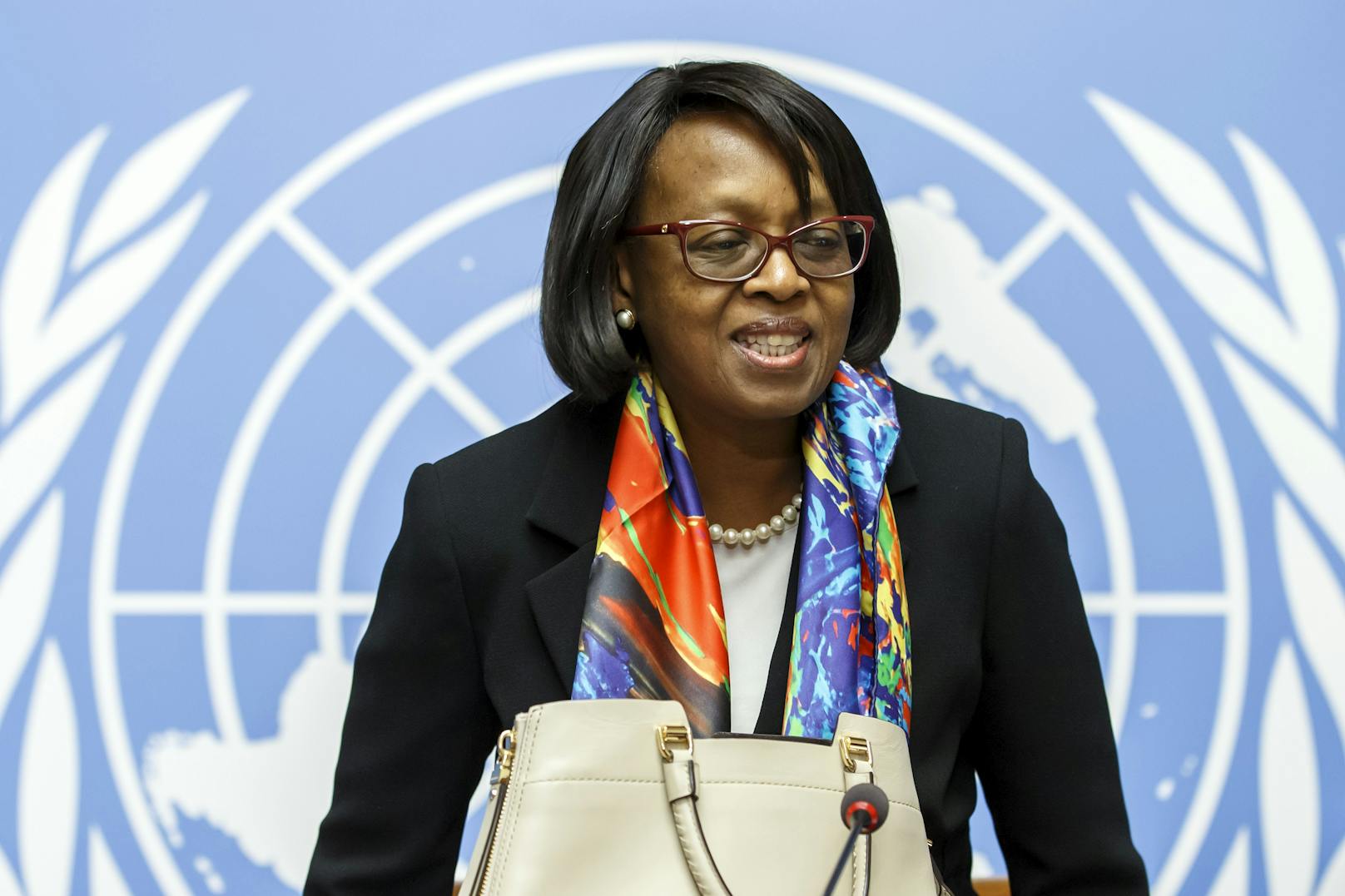Die WHO-Regionaldirektorin für Afrika, Matshidiso Moeti, spricht von einem überwundenem "Höhepunkt".<br>