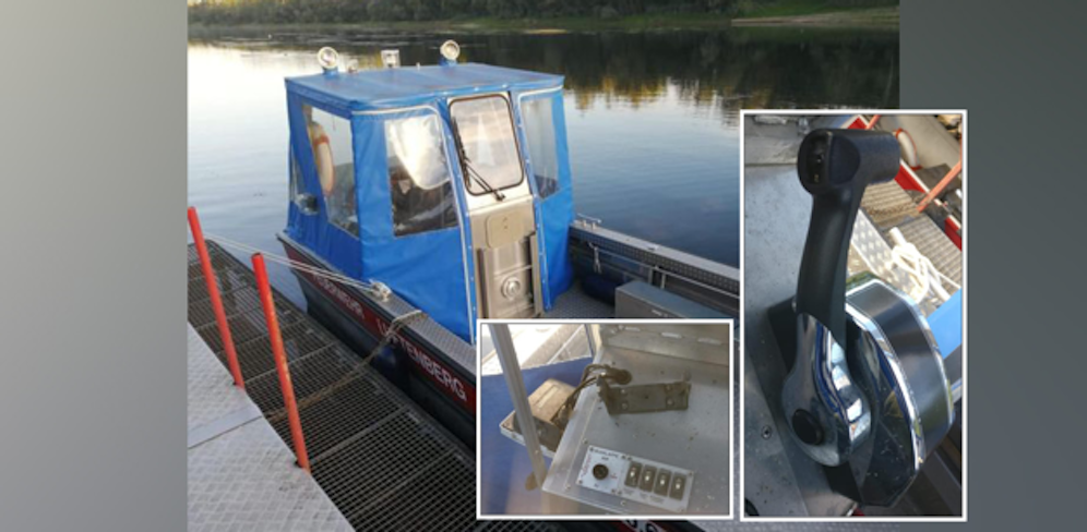 Vandalen zerstörten das Einsatzschiff der Feuerwehr aus Luftenberg.