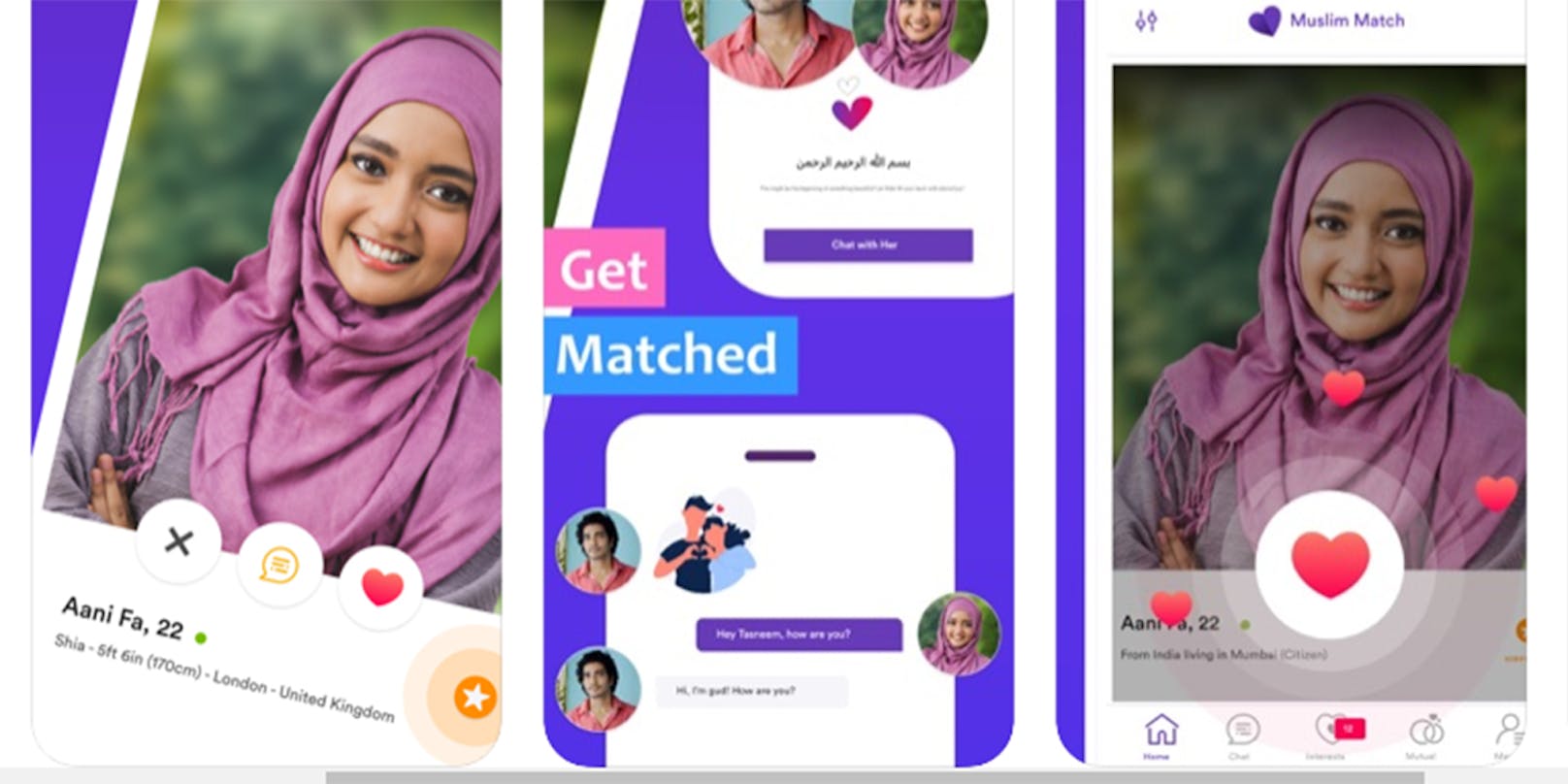 Die rasant wachsende MuslimMatch.com-App ist nun in neun Sprachen verfügbar.