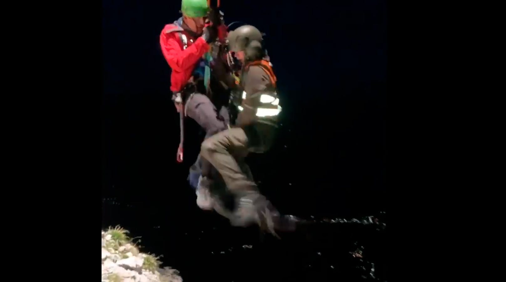 Rettung eines verunglückten Alpinisten im Dachstein-Massiv mit Unterstützung des Bundesheers (25. August 2020)