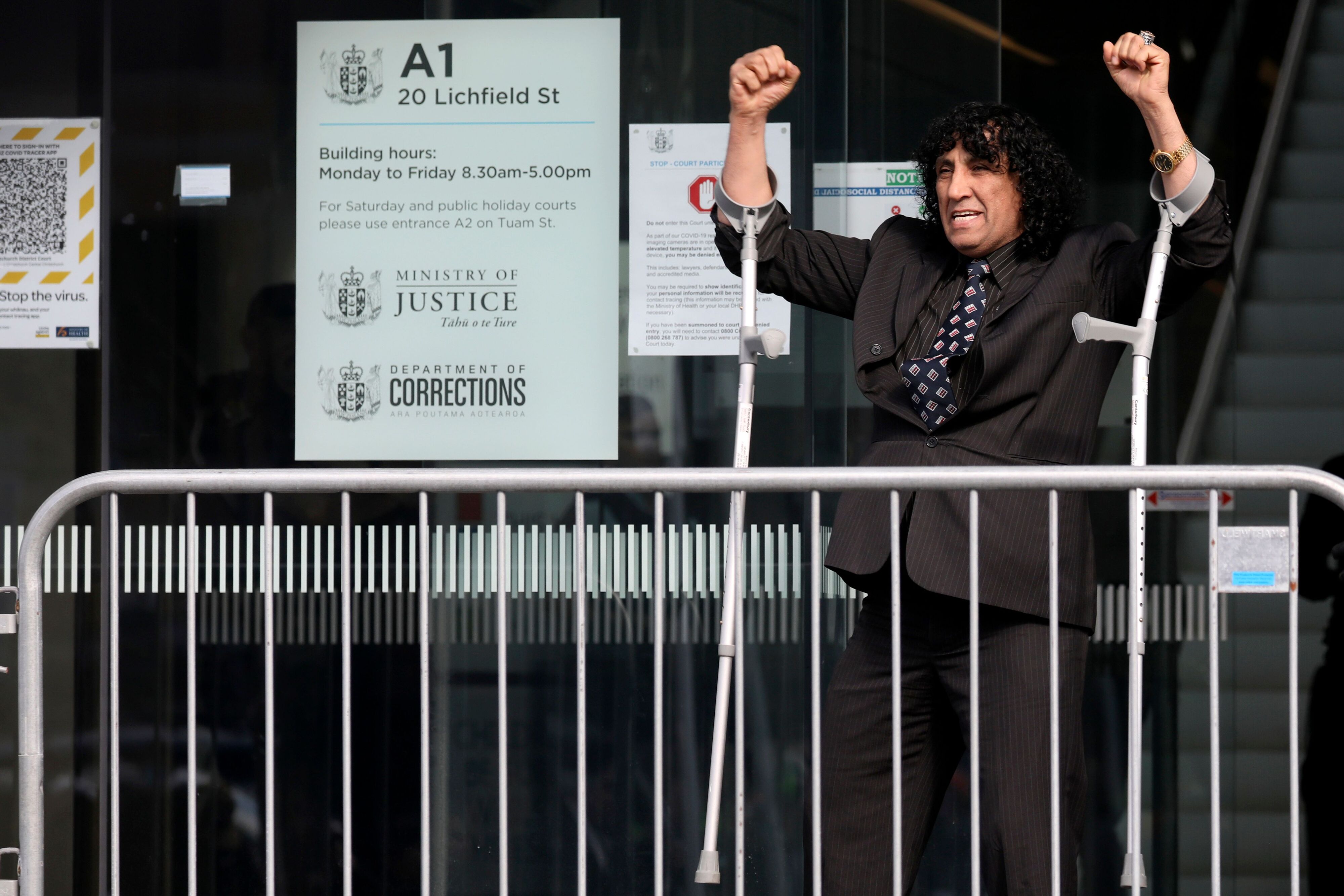 Überlebende des Moscheen-Anschlags in Christchurch sind mit dem Urteil zufrieden (27. August 2020)