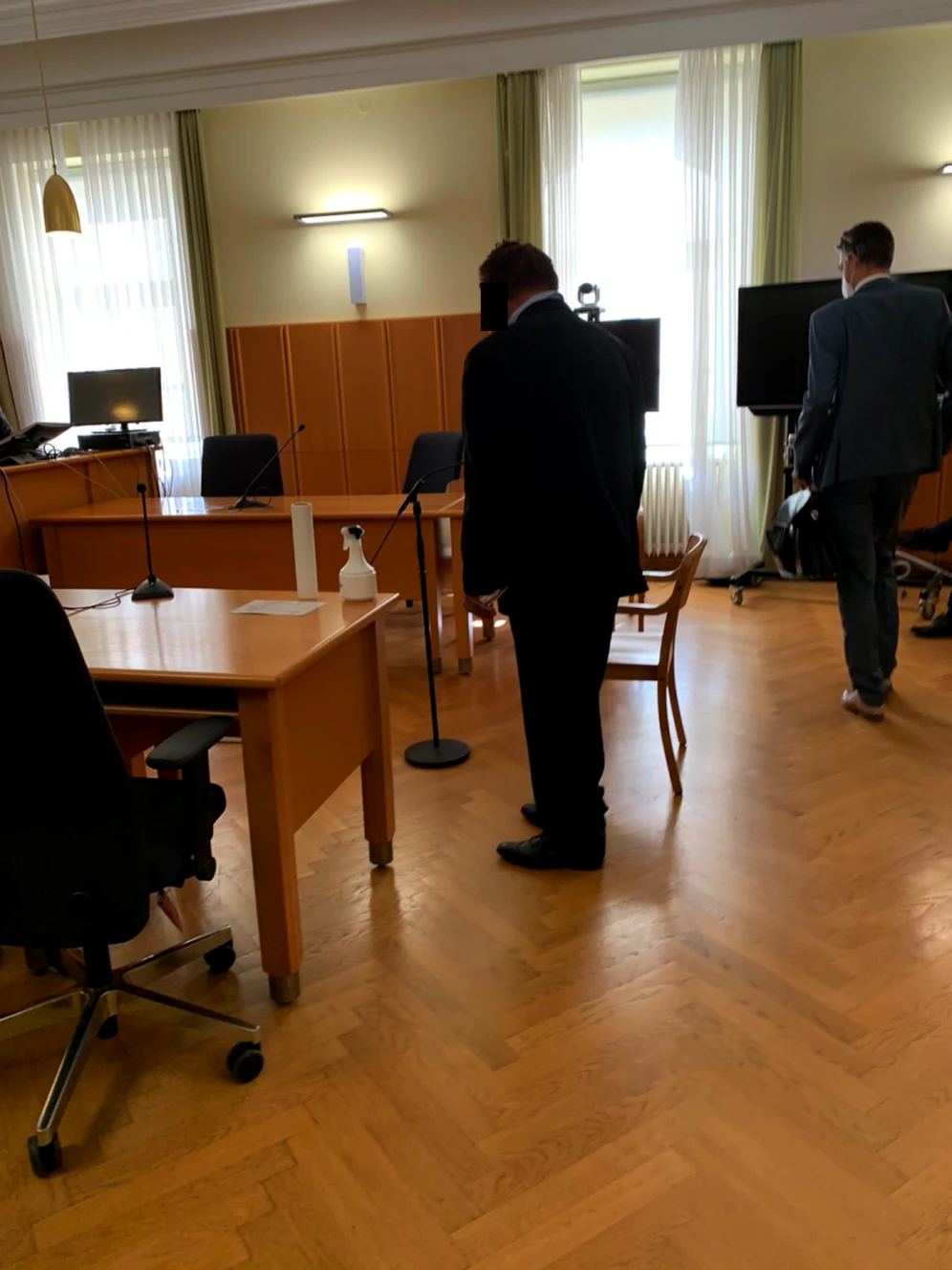 Angeklagter vor Gericht