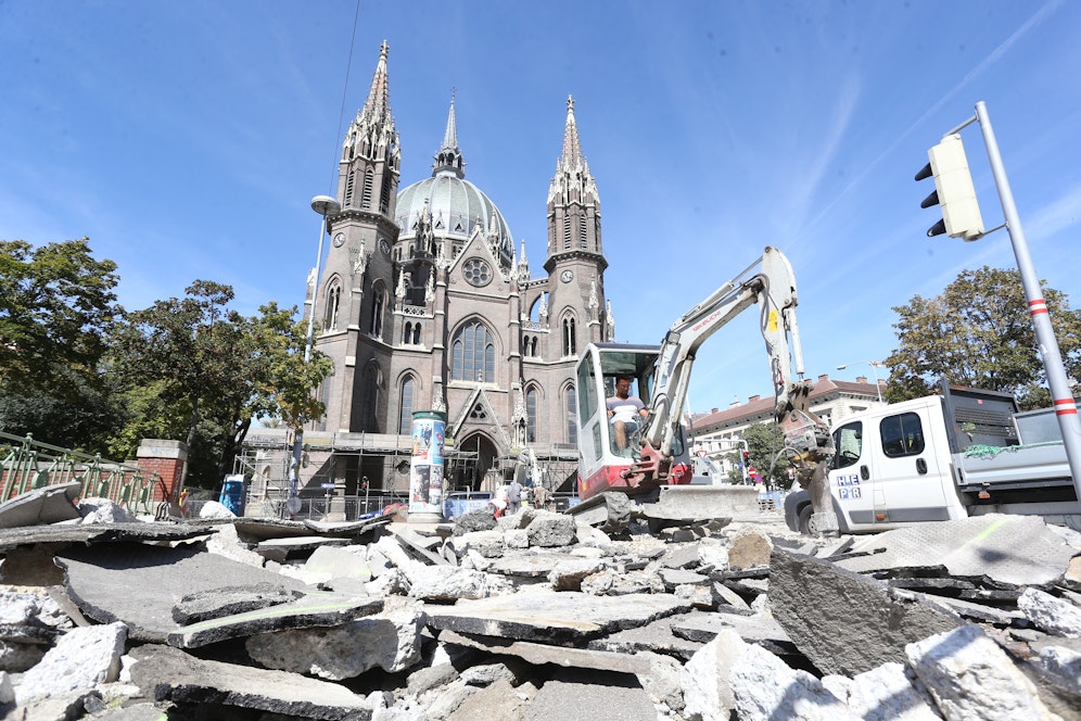 Nach den Bauarbeiten soll mehr Platz für Fußgänger geschaffen werden.
