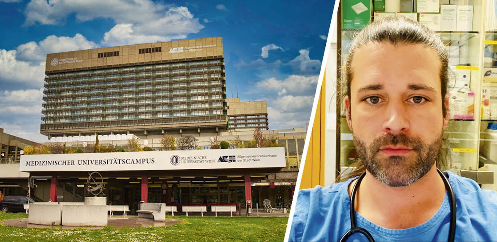 Mediziner Ramin Nikzad berichtet über eine Covid-Patientin aus dem Wiener AKH.