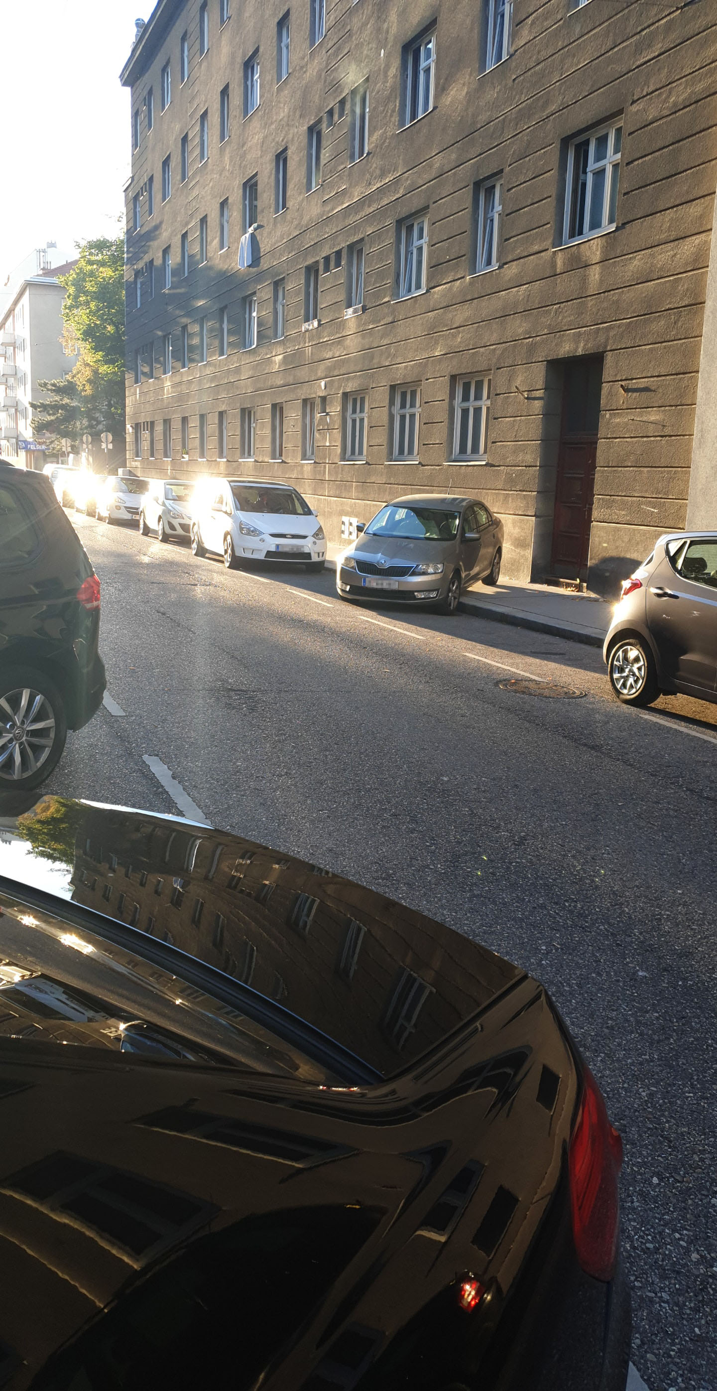 Ein Leser entdeckte die Parksünde in Wien.