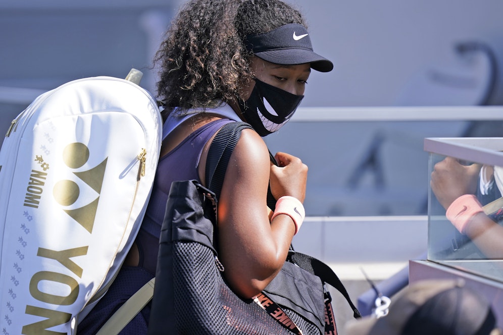 Naomi Osaka boykottiert ihr Halbfinal-Spiel. 