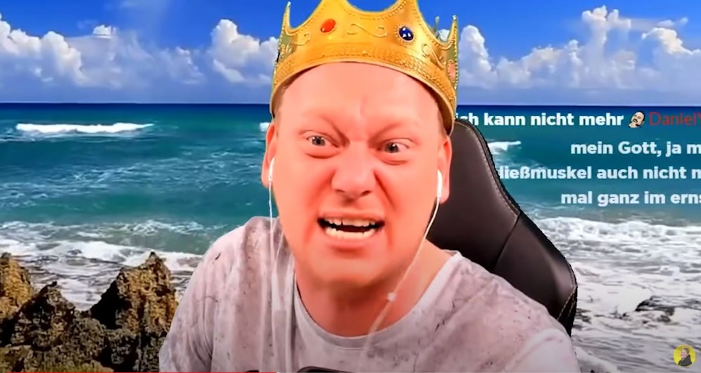 Knossi möchte im Finale alle Augen auf sich lenken.