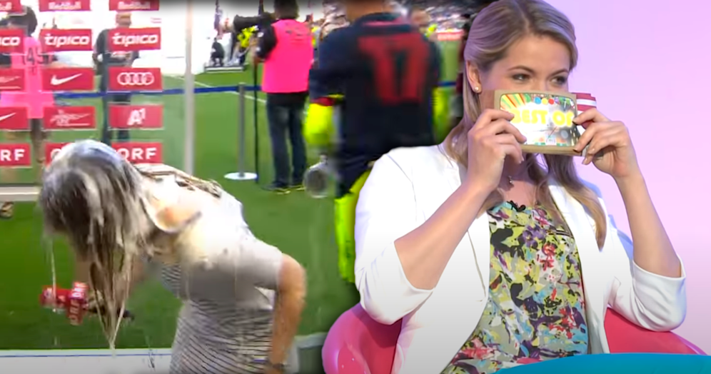 Beim ORF gabs schon eine Bierdusche, bei W24 einen Lachanfall