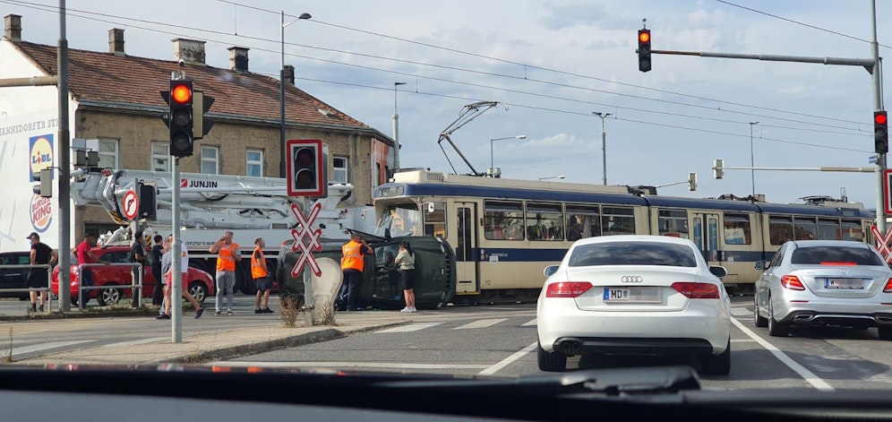 Crash auf der Schönbrunner Allee