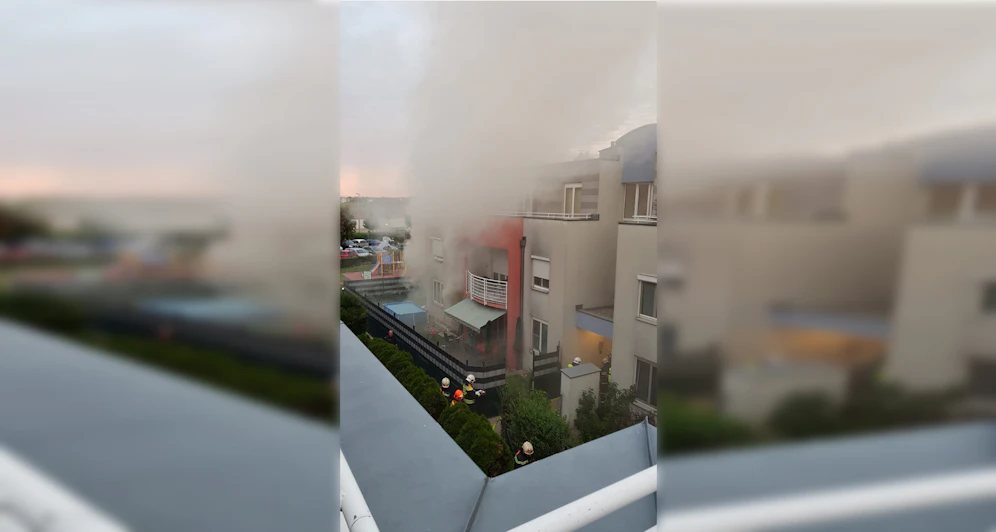 Feuerwehr-Einsatz in Wien-Donaustadt