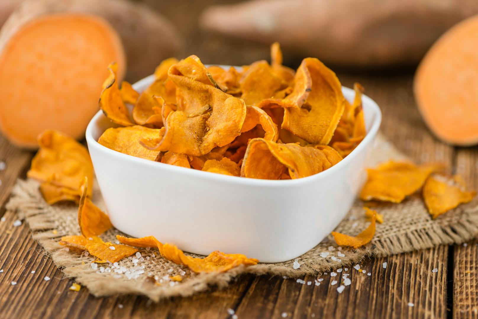 Gemüsechips oder Chips aus Hülsenfrüchten: Gesünder als