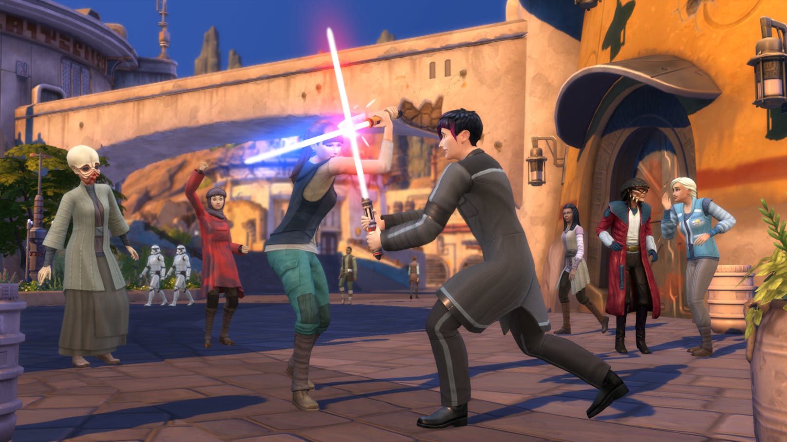 "Die Sims 4 Star Wars Reise nach Batuu" im Test: Meh