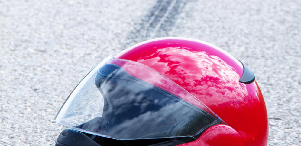 Symbolfoto eines Moped-Helms.