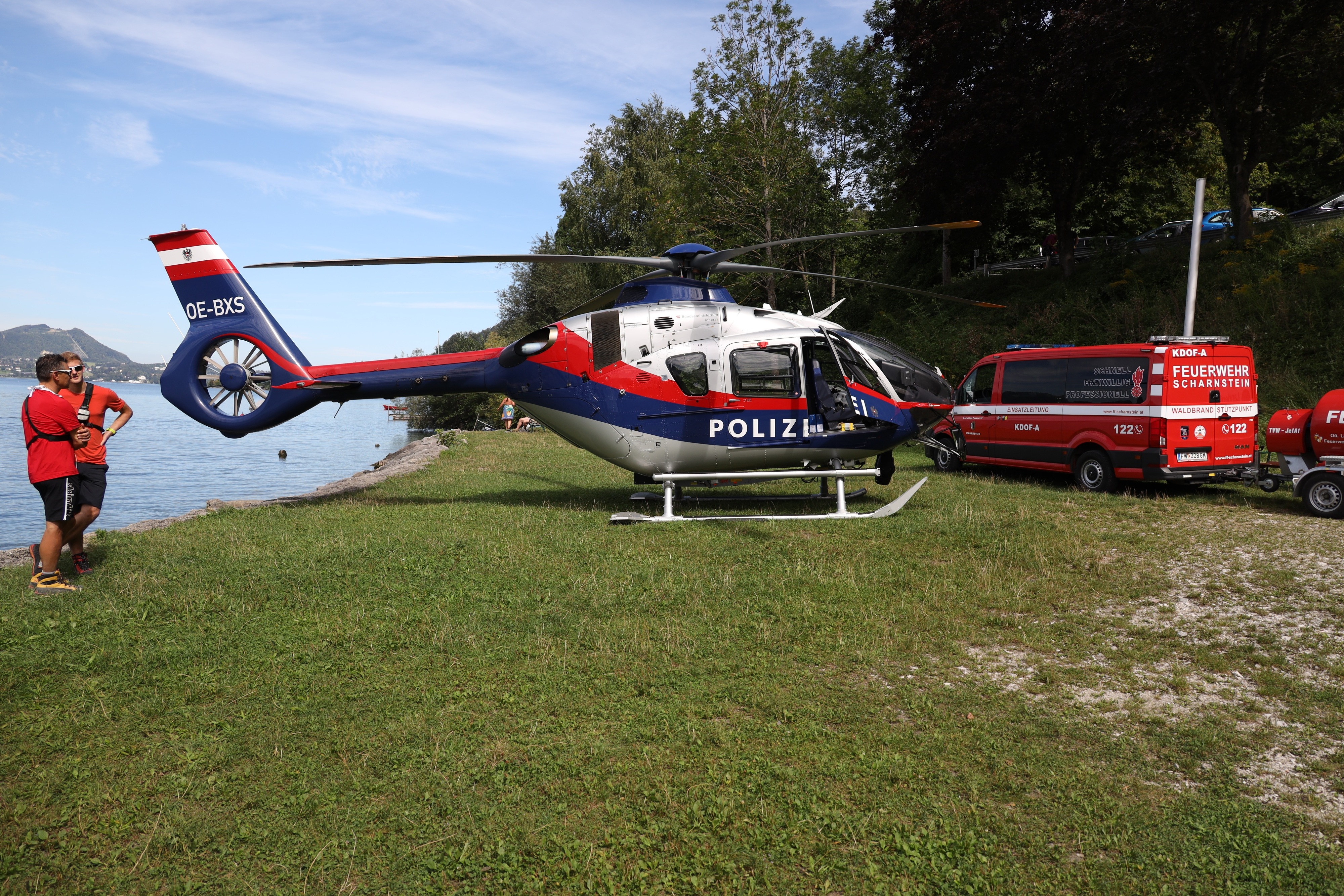 Am Traunstein läuft derzeit die Suche nach einem vermissten Bergsteiger.
