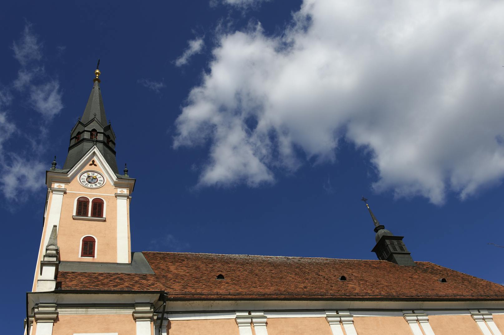 Die heutige Barockkirche wurde zwischen 1648 und 1672 erbaut