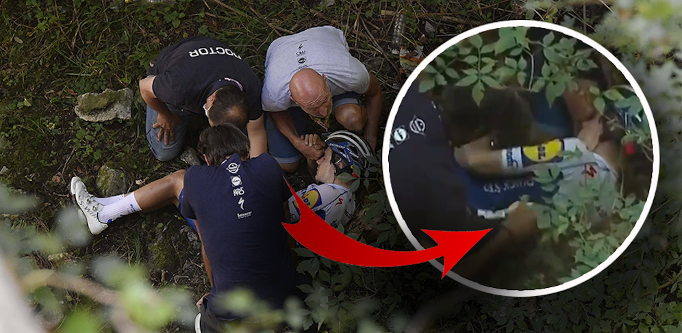 Nach dem Sturz von Remco Evenepoel ermitteln die Doping-Jäger. 