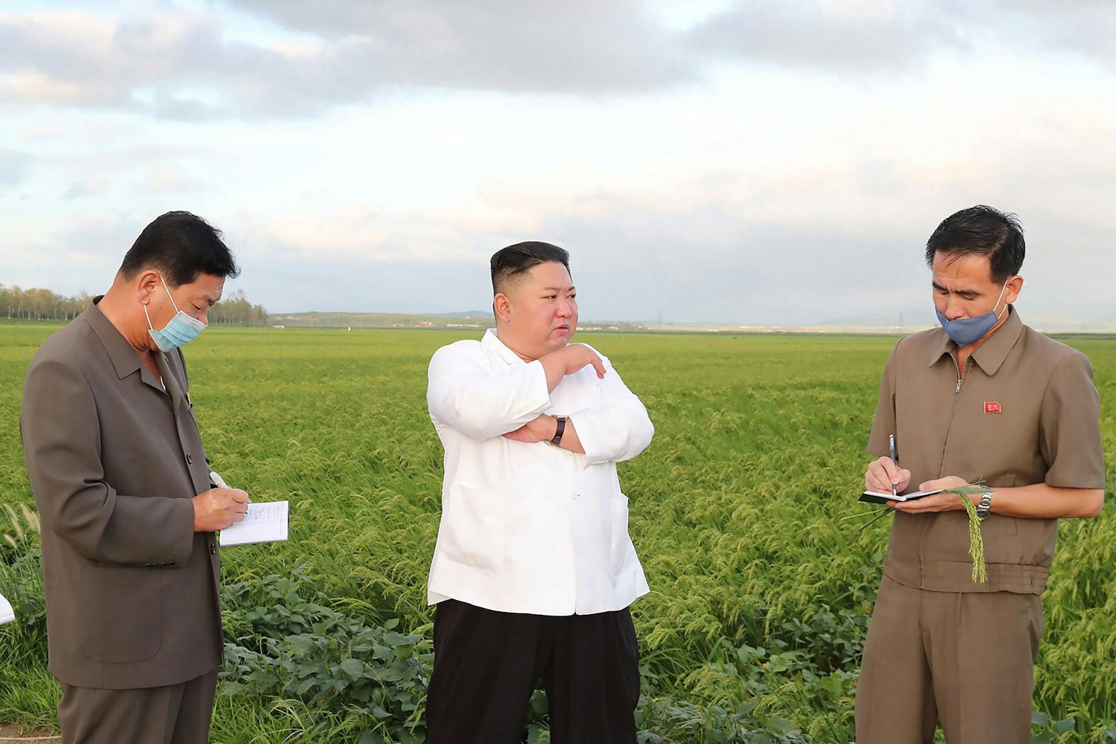 Das sollen Bilder zeigen, die Nordkorea am Freitag veröffentlicht hat. 