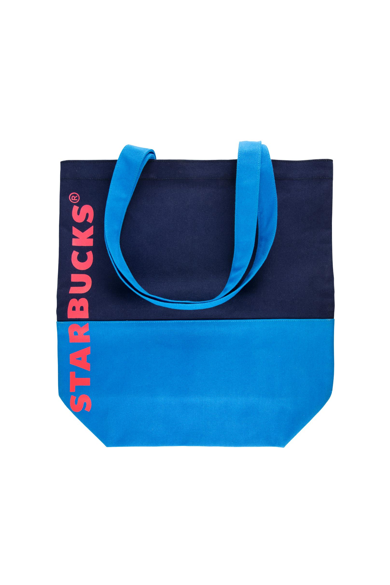 Starbucks Toat Bag in zwei prächtigen, blauen Farbtönen