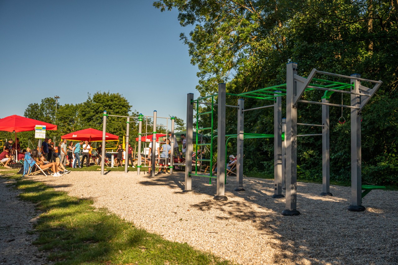 Der Calisthenics Park in St. Pölten am Ratzersdorfer See.