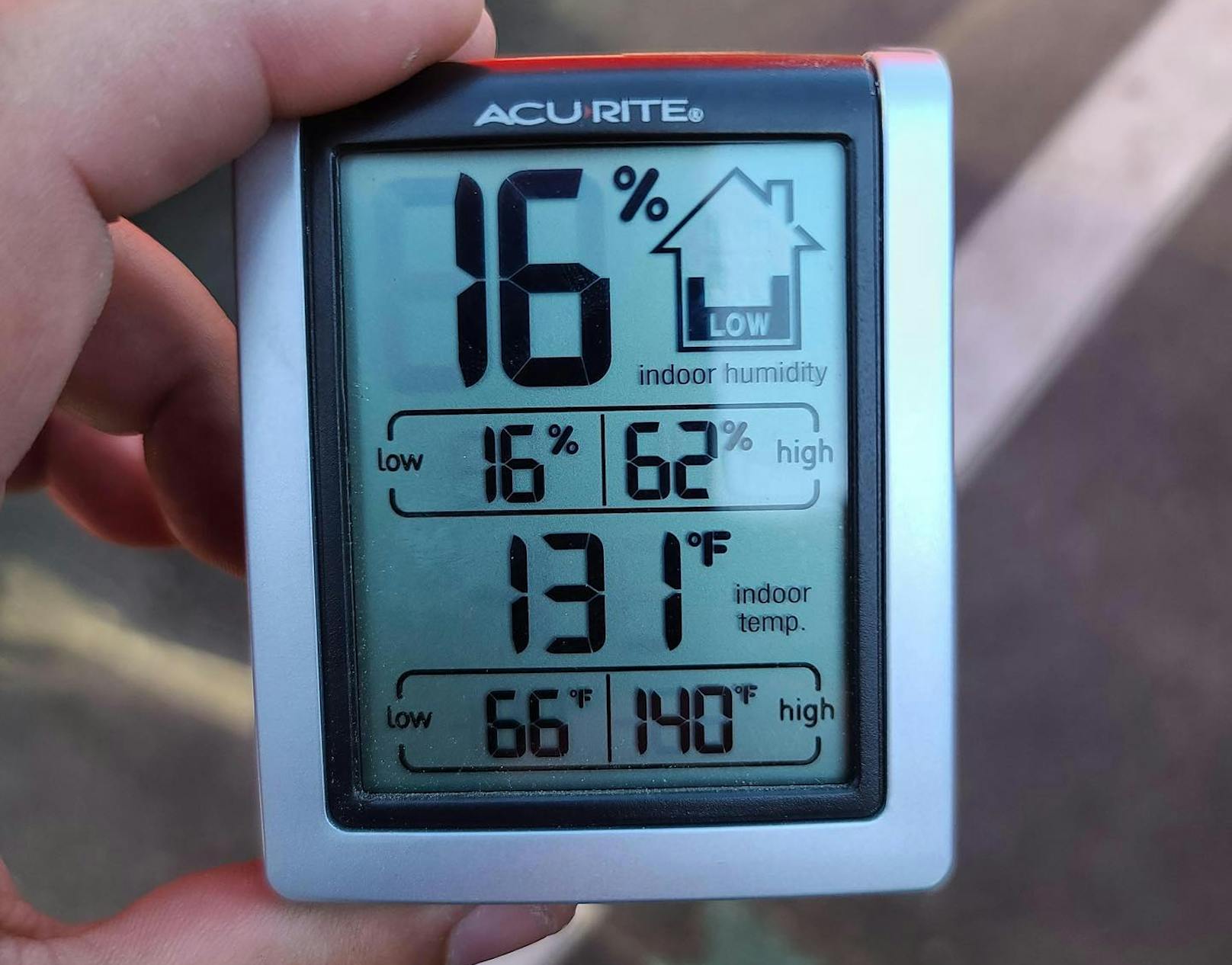 131 Grad Fahrenheit wurden in dem Hitzeauto gemessen
