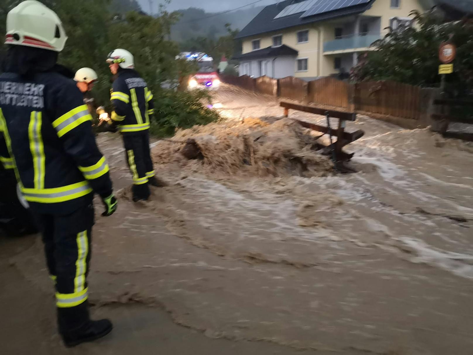 Überflutungen am 2. August in Ternberg (OÖ)