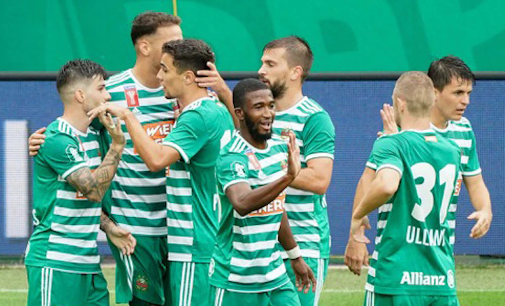 Rapid jubelt über den Auftaktsieg im ÖFB-Cup