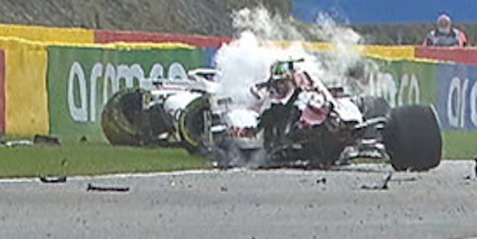 Crash in Spa