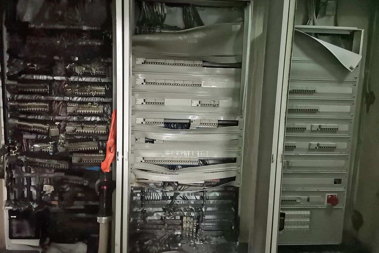 Der Zählerkasten begann zu brennen.