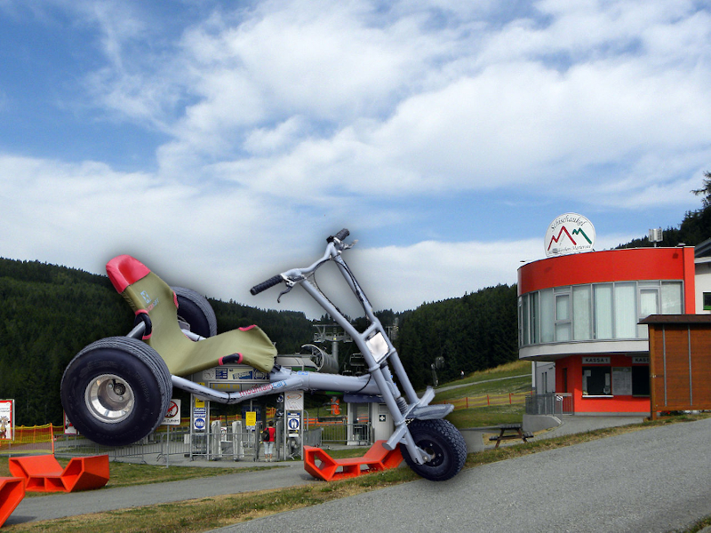 Der Mann verunfallte mit einem Mountaincart.