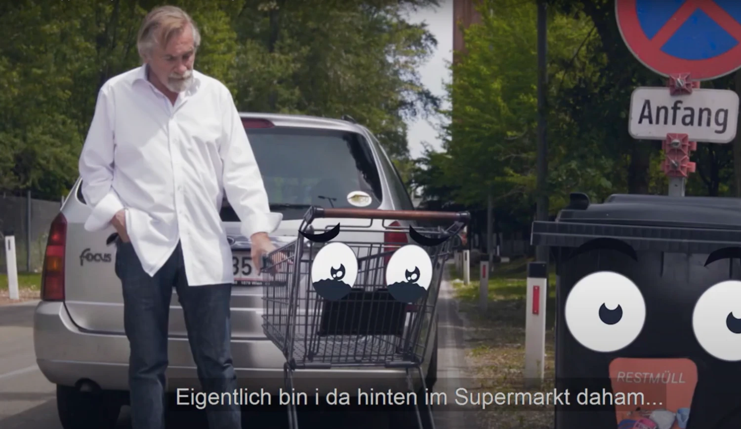 Peter Rapp widmet sich in seiner neuen YouTube-Folge den "Einkaufswagerl-Entführungen".