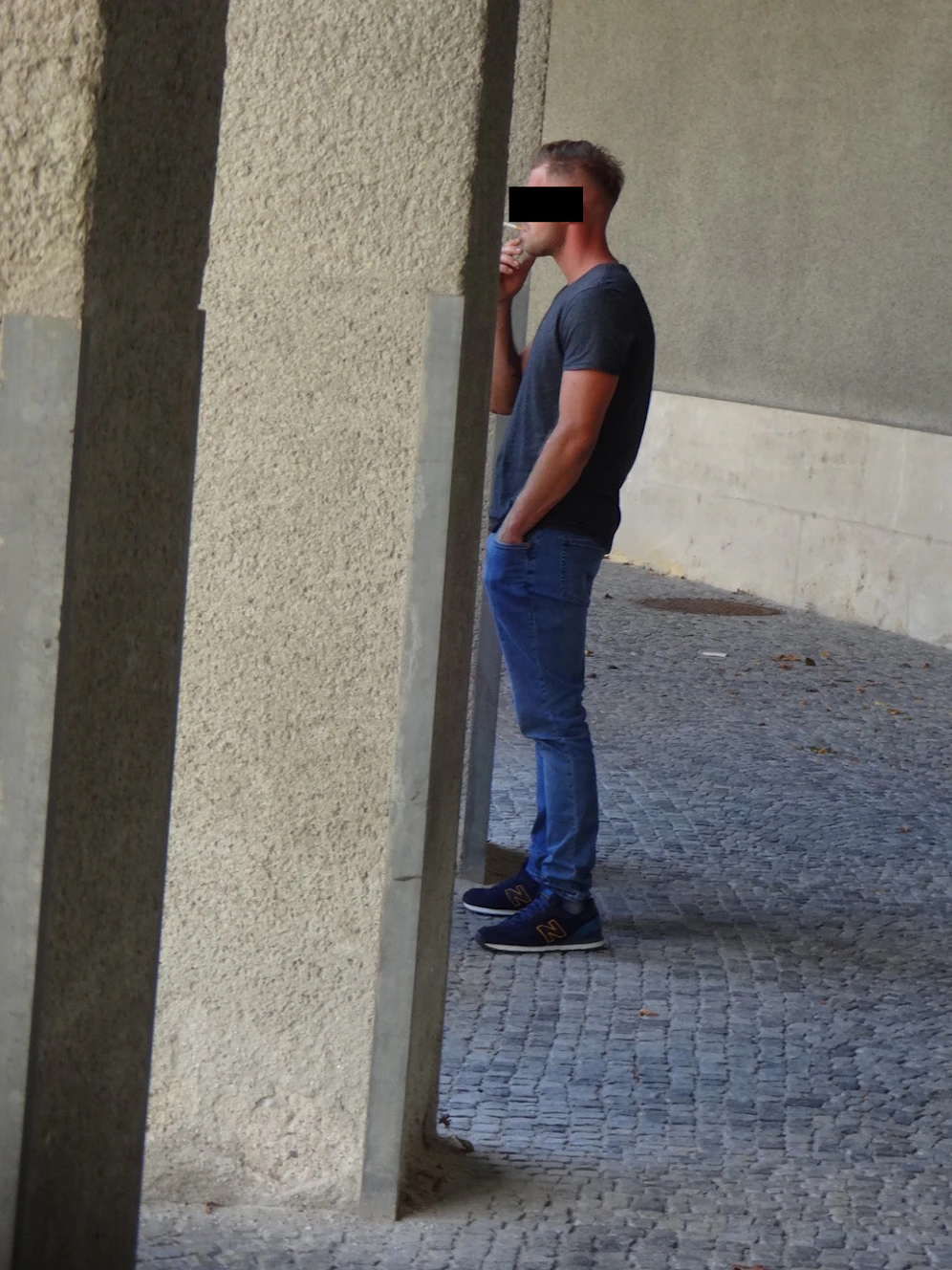 Der Angeklagte vor dem Landesgericht Krems