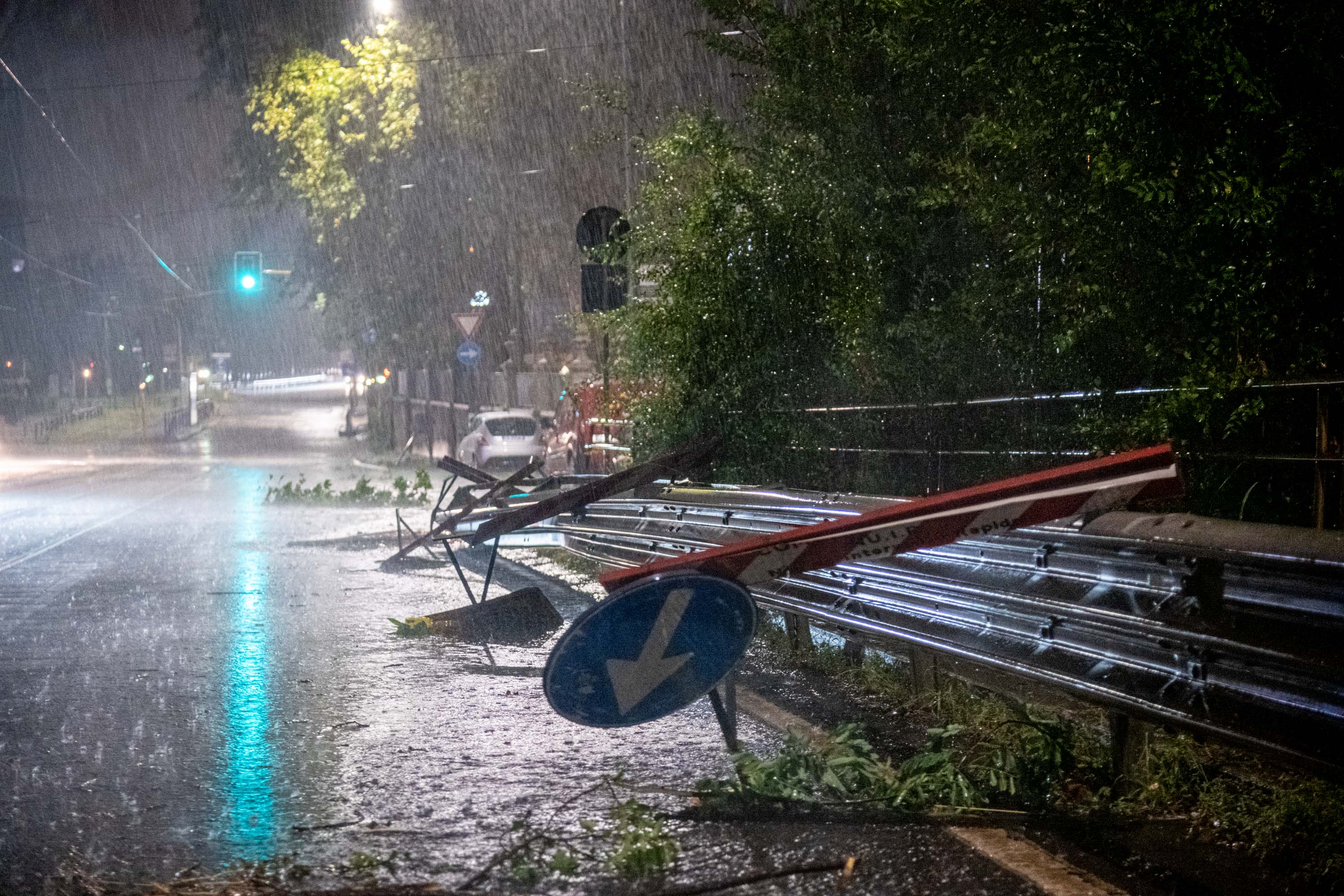 Schwere Unwetter in Mailand
