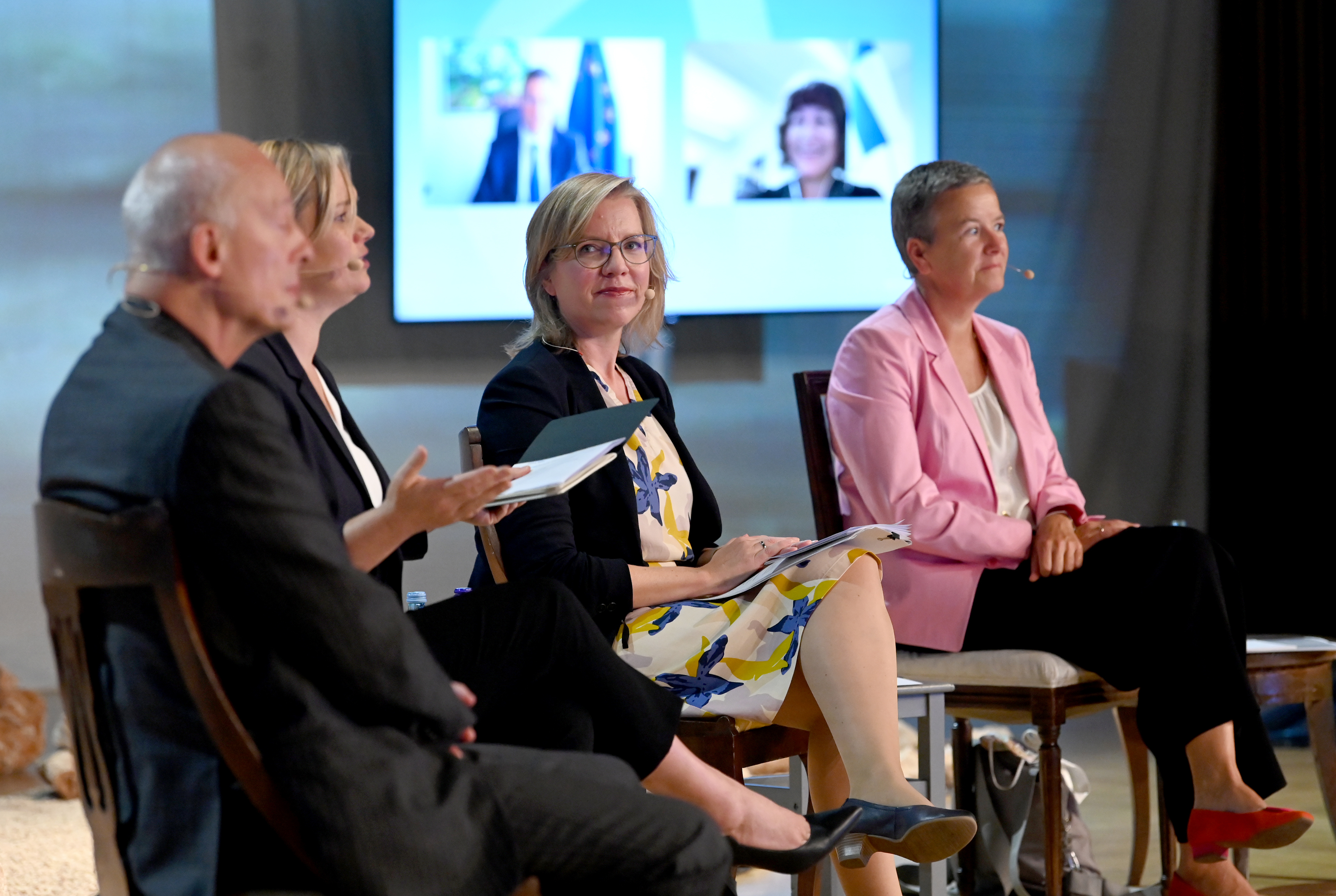 Das Hybrid-Panel "Green New Deal. A Just Transformation &amp; Recovery" beim Forum Alpbach am Montag, 31. August 2020.