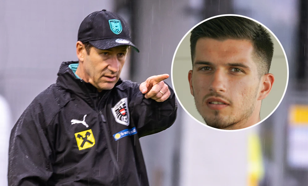 Teamchef Foda musste im ersten Training mit dem ÖFB-Team auf Adrian Grbic verzichten