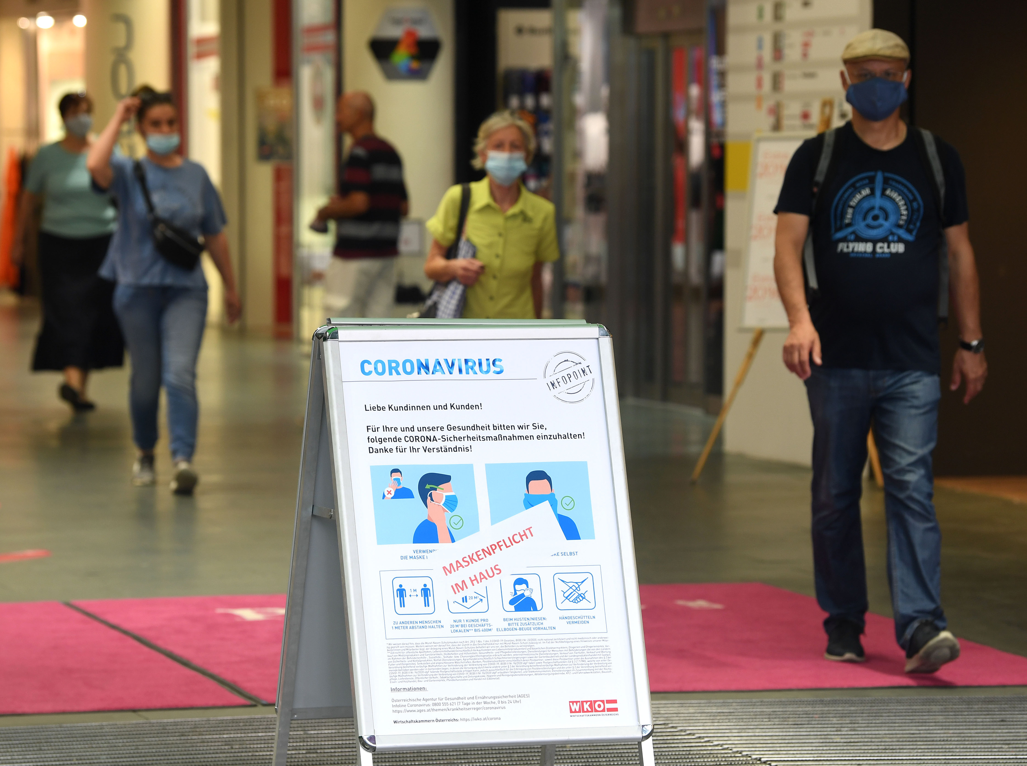 Symbolbild aus einem Einkaufszentrum in Linz.