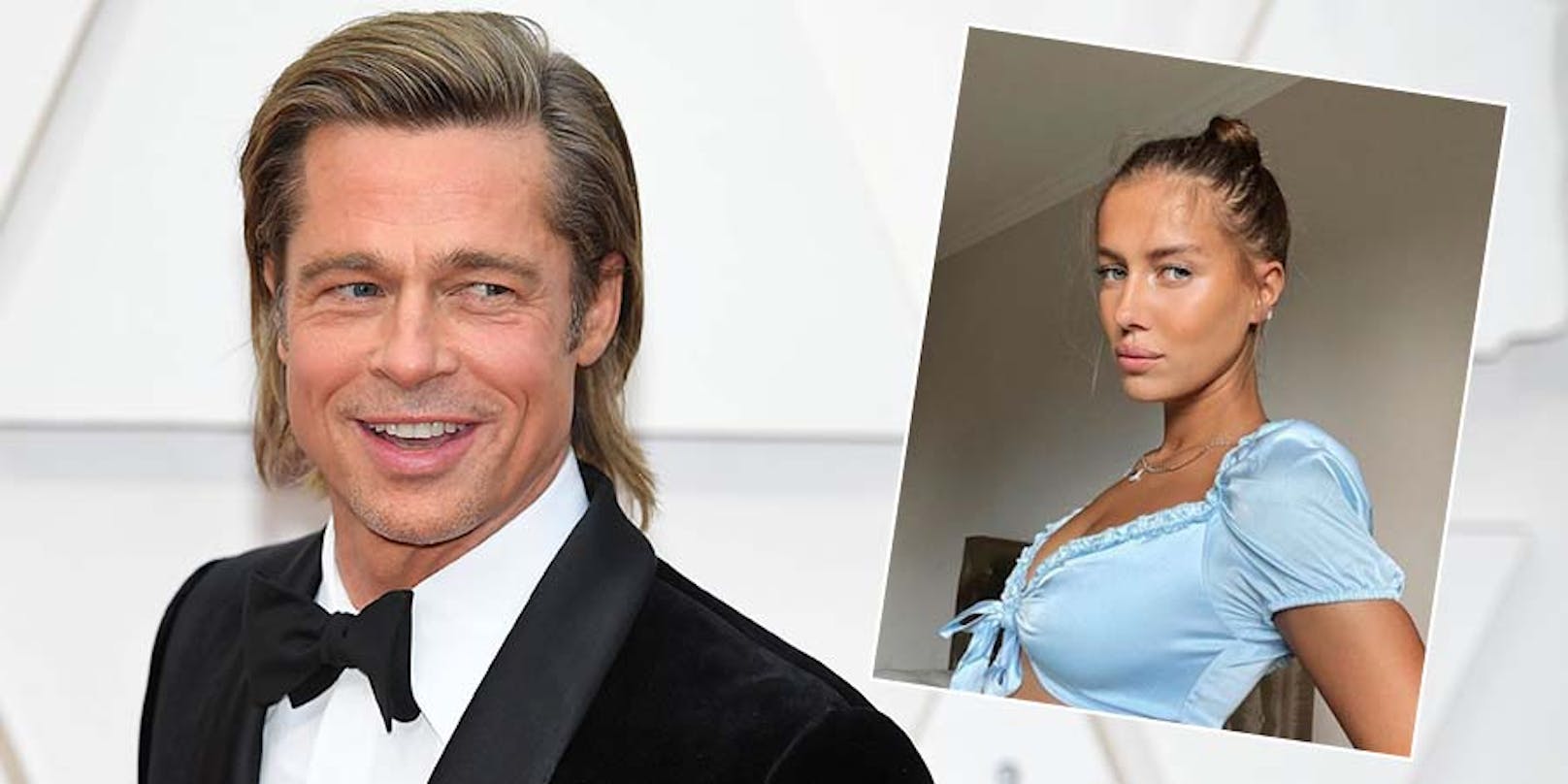 <strong>Brad Pitt</strong> turtelt mit Model <strong>Nicole Poturalski</strong> in Südfrankreich, doch die Laufsteg-Schönheit ist nach wie vor mit einem anderen verheiratet.