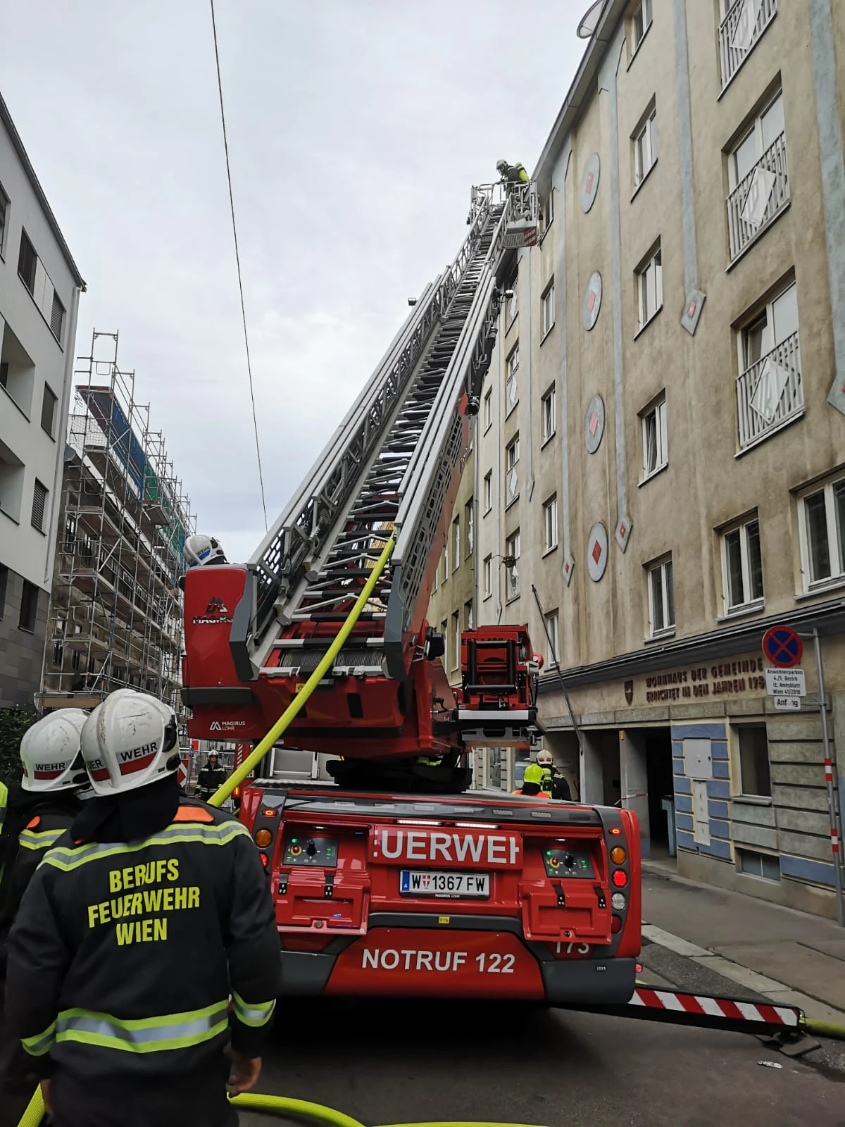 Die Verletzten konnten sich selbst ins Freie retten.