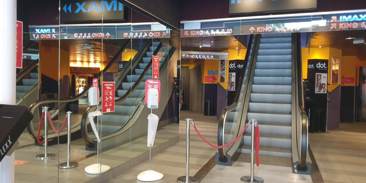 Überall: Desinfektionsmittelspender