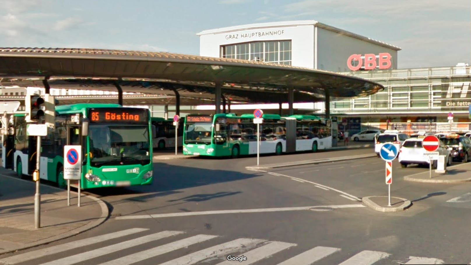 Der Nahverkehrsdrehscheibe am Grazer Hauptbahnhof