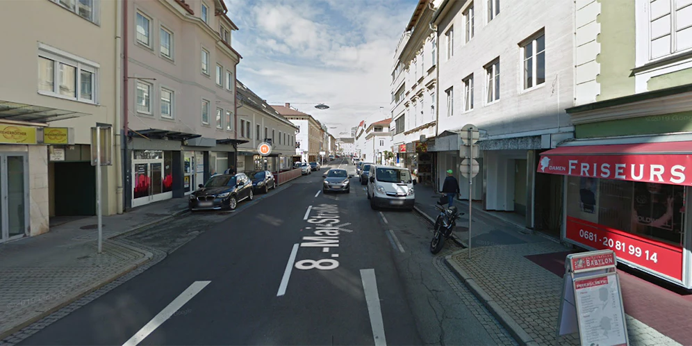 Der Messerangriff ereignete sich in der 8.-Mai-Straße.