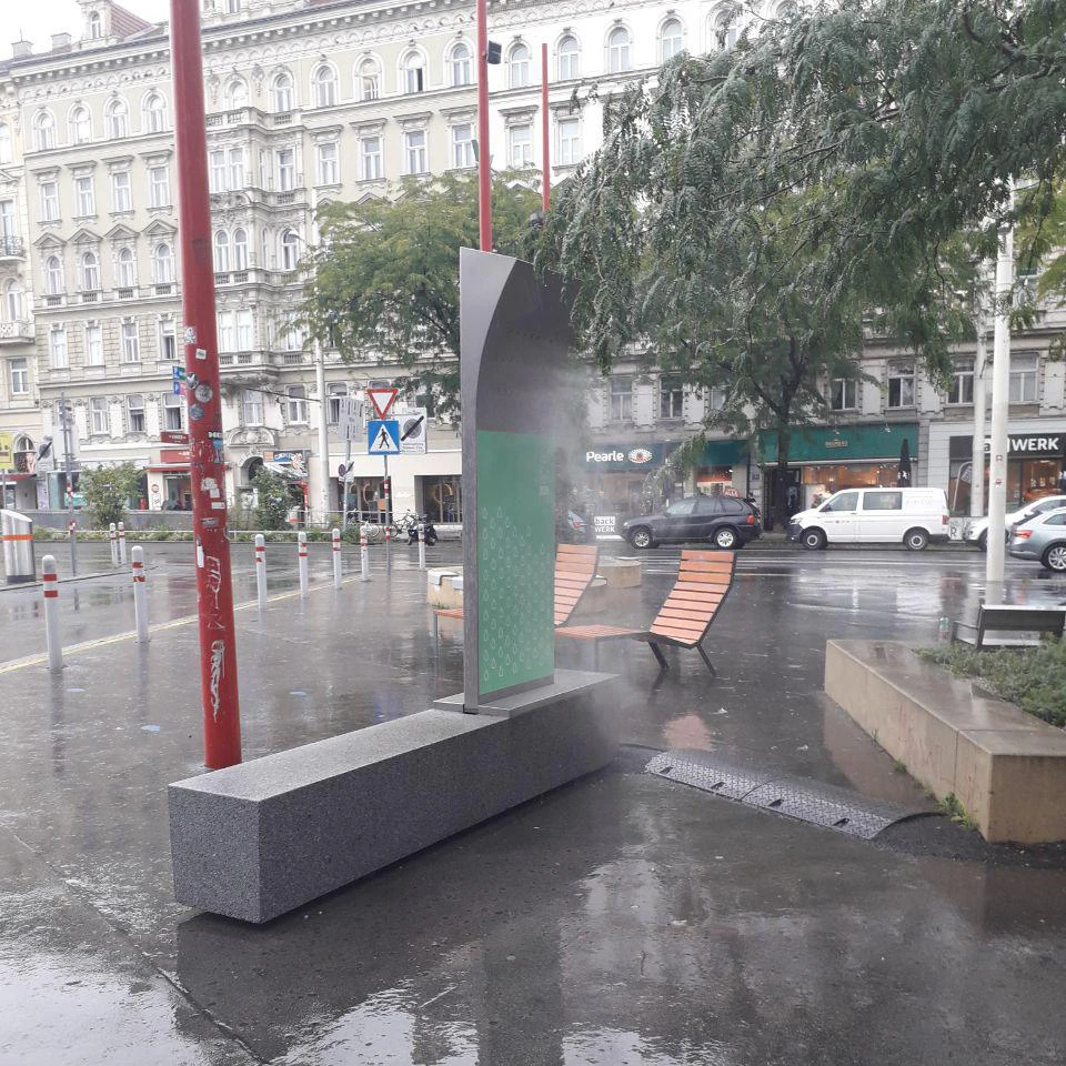 Der "coolen Straße" am Christian-Broda-Platz ist es wohl immer noch zu heiß.