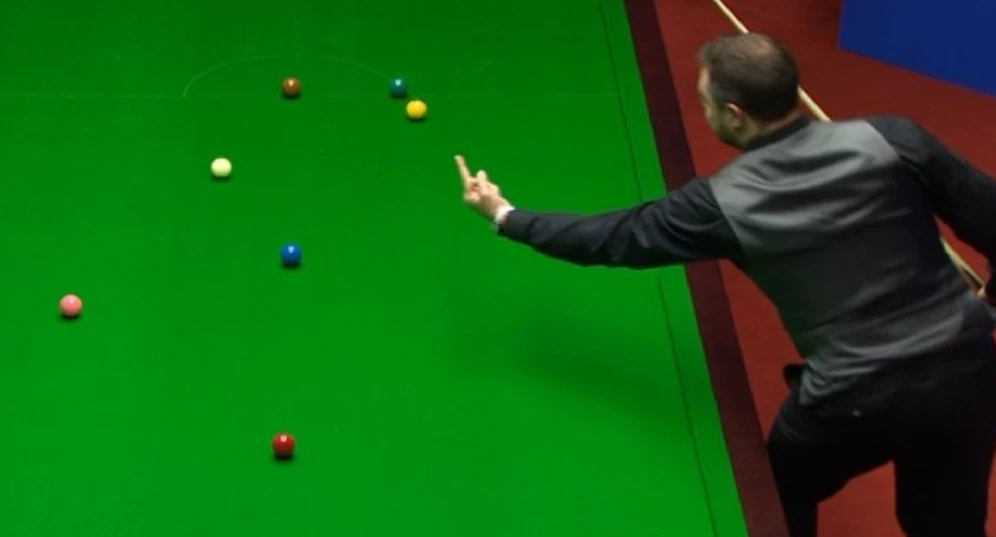 Kurt Maflin ist nicht gut auf die weiße Kugel zu sprechen