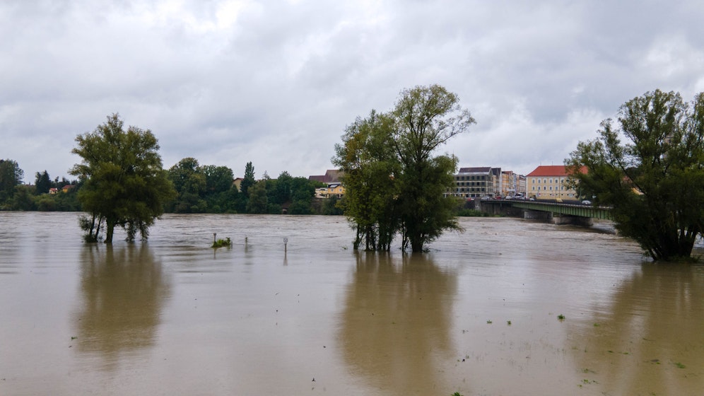 Land unter auch in Braunau.