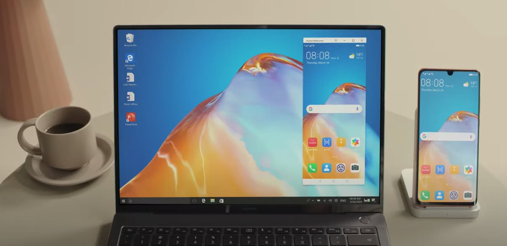 Huawei MateBook X Pro: Multi-Screen Collaboration zwischen dem Smartphone  und dem Notebook 
